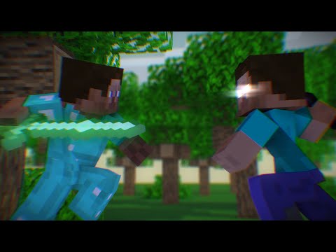 Steve VS Herobrine (Minecraft fight animation)