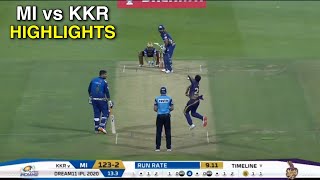 MI vs KKR Highlights IPL 2021 | Mumbai Indians vs Kolkata Knight Riders Highlights IPL 2021