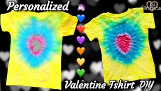 DIY Valentine's day gift ideas for her/him | Personalized Valentines day tshirt | DIY Unicorn tshirt