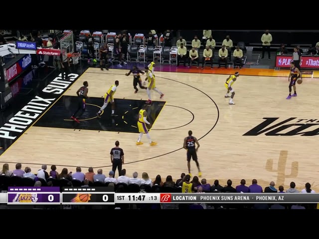 How the Lakers won the advantage game against the Suns