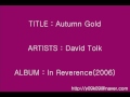 Autumn Gold - David Tolk_Instrumental