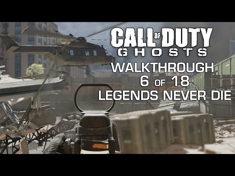 CoD: Ghosts Walkthrough 6 of 18 - Legends Never Die  [1080p] (PS4 Gameplay)