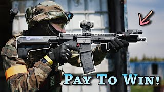 Incredible Jump Shot with Umbrella Armory EU OCAW !!! Airsoft Gameplay!