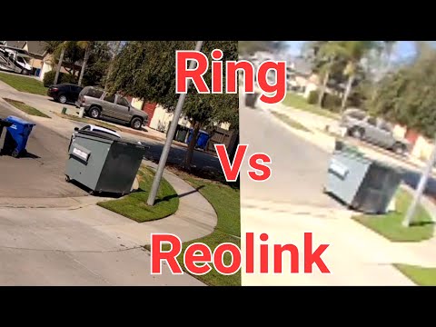 4k Reolink Duo 2  VS  Ring stick up elite  WIFI surveillance cameras