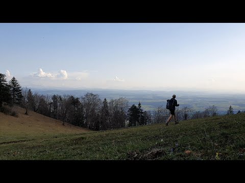 An evening on the Jura Crest Trail