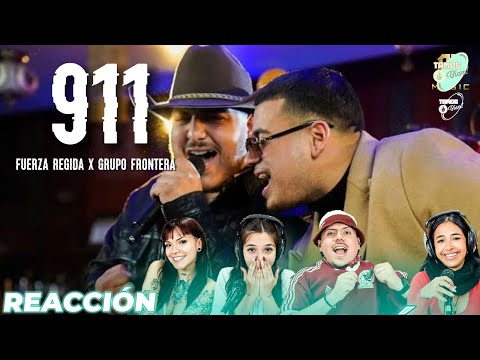 Fuerza Regida x Grupo Frontera - 911 [Official Video] | 🇦🇷 Reacción