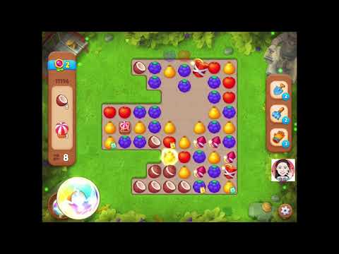 Gardenscapes Level HD 11196 *no boosters*. ✅✅✅✅/5. Easy to Medium Level (Took 2 attempts)
