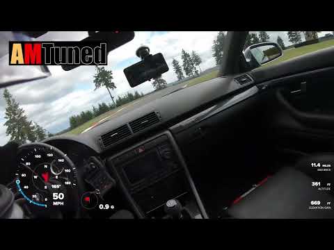 AMTuned built B6 S4 Avant at the track