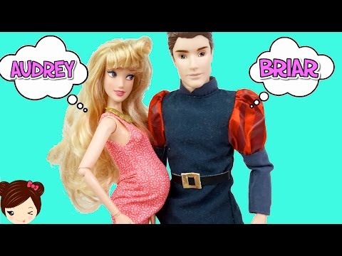 Princesa Disney Aurora Embarazada Bebes Briar Beauty y Audrey - La Bella Durmiente Video