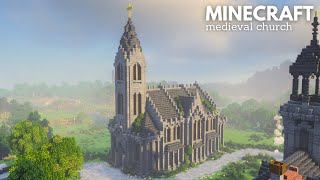 Minecraft: How to build a Medieval Church | Minecraft Tutorial
