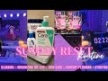 SUNDAY RESET ROUTINE VLOG☆ | deep cleaning, content planning, skincare, studying