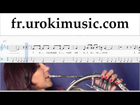 Cours de Cor D'harmonie Miley Cyrus - Malibu Tuto Partitions Partie#2 um-i829