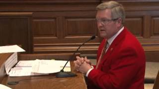 Missouri State Senator David Pearce (R-Warrensburg) Presents Education Scholarship Bill
