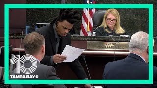 Accused killer Ronnie Oneal III cross-examines his son at murder trial video