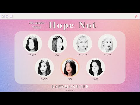Hope Not  x  BABYMONSTER AI COVER orig. by BLACKPINK