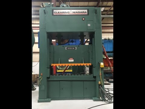 300 Ton CLEARING NIAGARA SE2-300-84-48UH Straight Side Mechanical Metal Stamping Press