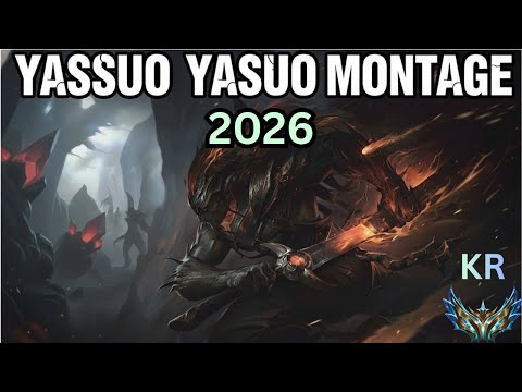 How is Yassuo still this good? - Yasuo Montage KR 2026