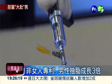 非"女"專利! 男性抽脂增加3倍