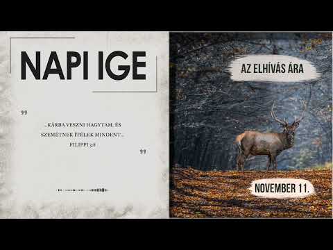 Napi IGE | Az elhívás ára | 2025.11.11