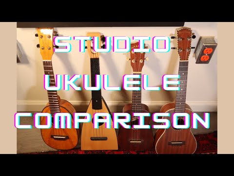 What Ukulele sounds best for recording. A Studio Ukuleles Comparison High Quality Audio