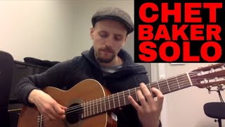 Chet Baker Solo On Guitar - It Could Happen To You