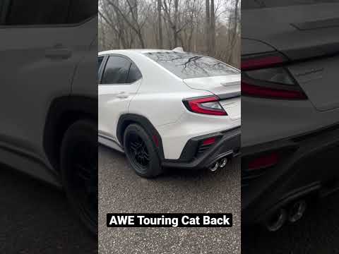 AWE Touring CatBack Exhaust on 2022 Subaru WRX with ETS Intake, Top Mount Intercooler, and E30 JB4