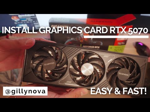How to Install a Graphics Card! - RTX 5070👍