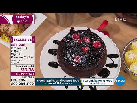 Kitchen HQ 2Quart Digital Pressure Cooker