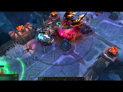 League of Legends: Pantheon Ult Triple Kill