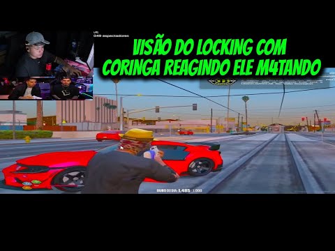 VISÃO DO LOCKING COM CORINGA REAGINDO ELE M4TANDO