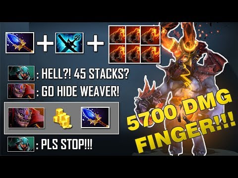INSANELY HILARIOUS Lion! 5700 Damage Finger! 45 Stacks!