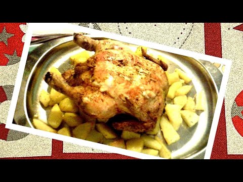 Ricetta: Pollo Ripieno al Forno con Patate