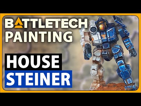 How to Paint LYRAN COMMONWEALTH (House Steiner) | BattleTech