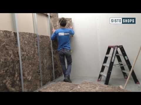 Metal stud wand monteren