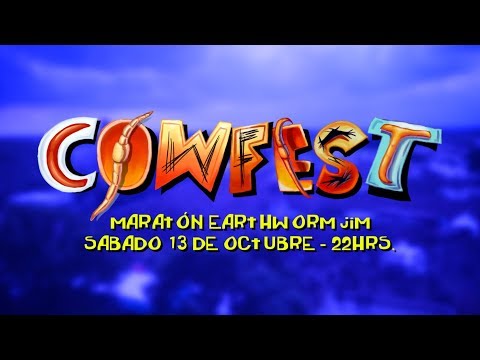 Promo: Cowfest - Maratón Earthworm Jim