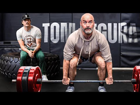 Teaching Tom Segura To Power Clean