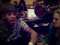 Chris Brown singing Thousand Miles by Vanessa ...
