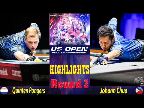 HIGHLIGHTS | Quinten Pongers vs Johann Chua | 2025 US OPEN POOL CHAMPIONSHIP
