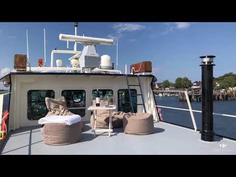 Klassische Stahl Motoryacht Houseboat