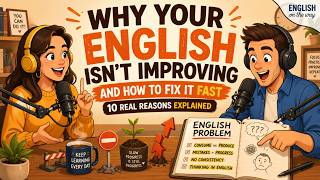 Why Your English Isn’t Improving (10 Real Reasons & Fixes) | English On The Way