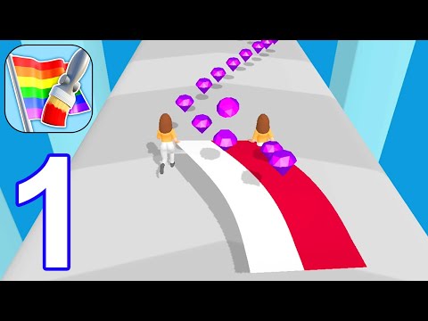 Flag Painters - Gameplay Walkthrough Part 1 Level 1 - 12 New Mobile Game (Android,iOS)