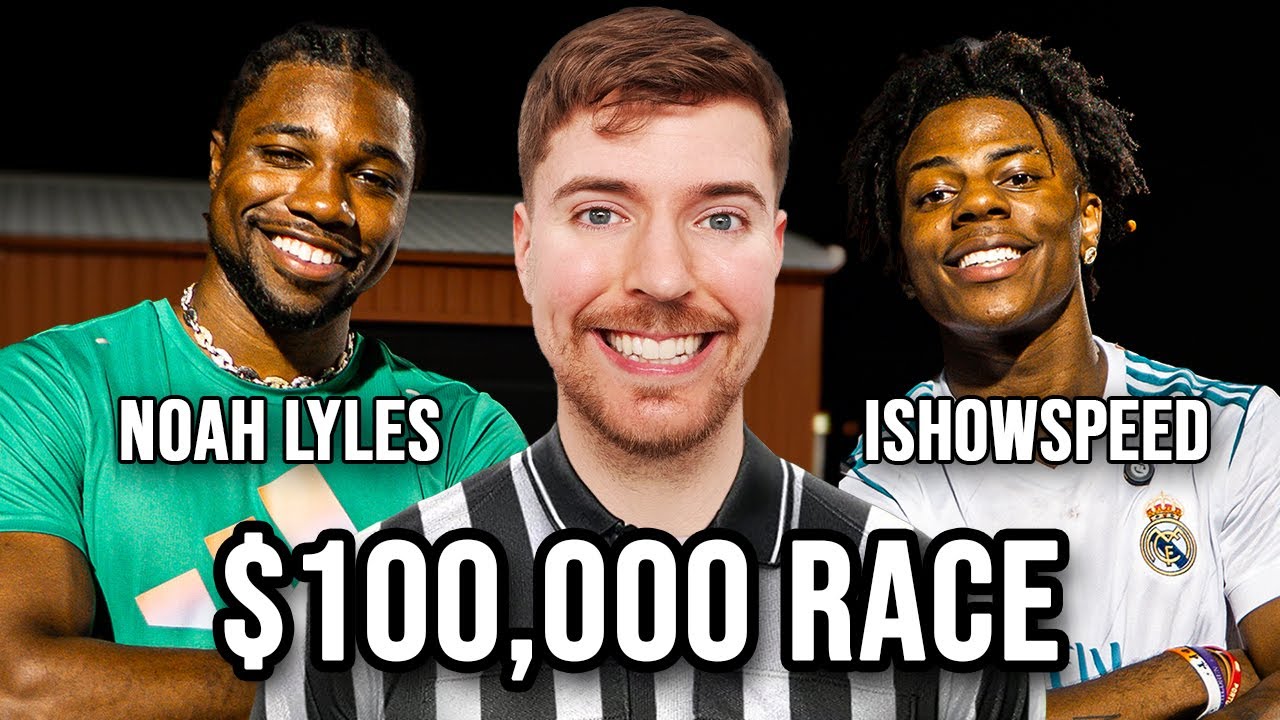 World's Fastest Man vs. World's Fastest Content Creator (feat. MrBeast)