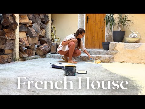 A Peaceful Day in Our Medieval French Village | Antique Finds, Painting, and Fishing Dinner