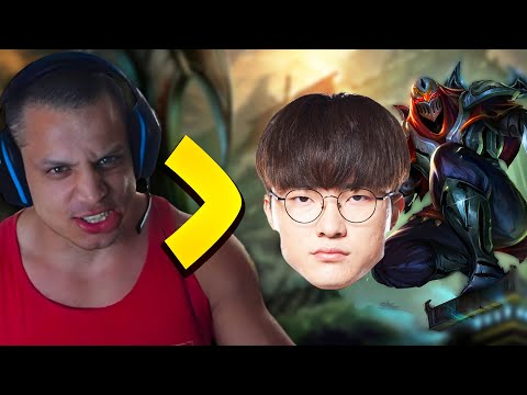 TYLER1'S ZED BETTER THAN FAKER?  | MOST SANE ZED PLAYER  | MID DIFF 1V9