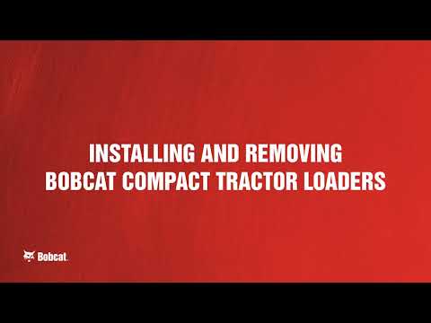 Installing and Removing the Front-End Loader on Bobcat Compact Tractors