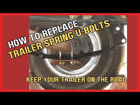 How to Install Trailer Leaf Spring U Bolts