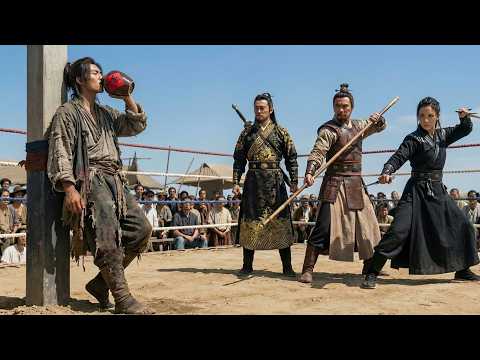 1 vs. All: Young Master Unleashes Drunken Fist #kungfu #martialarts