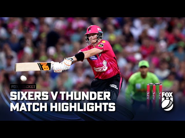 Sydney Sixers vs Sydney Thunder – Match Highlights | Fox Cricket | 21/01/2023