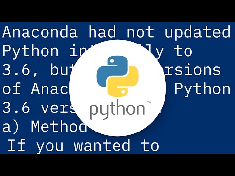How Do I Upgrade To Python 3 6 With Conda