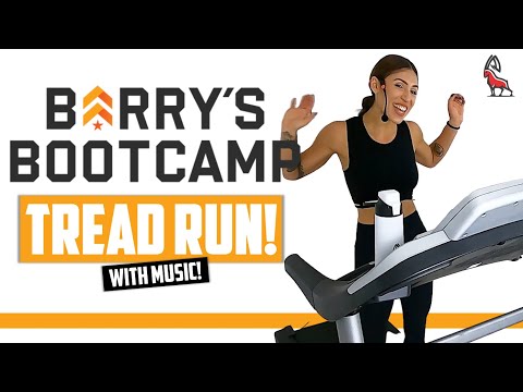 BARRY'S BOOTCAMP TREADMILL RUN | Follow Along!